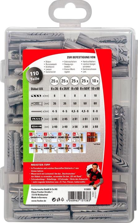 Produktbild Fischer Bolzenanker R 88715 EXA 10/160 Stahl galvanisch verzinkt/Spreizclip A 2 (110 Stk.)