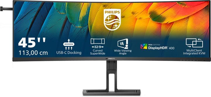 Produktbild Philips 45B1U6900C (5120 x 1440 Pixel, 44.50")