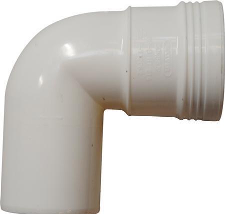 Magnaplast HTP-Bogen 88 Grad 32 mm mit 1 Hülse weiss