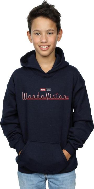 Actual product image Boys WandaVision Logo Hoodie (128)