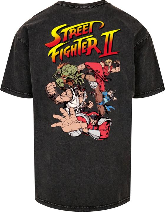 Actual product image Merchcode Streetfighter II Roster Oversize Tee - 187843 (XL)