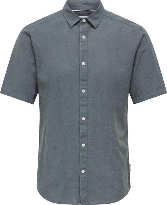 Only & Sons Onscaiden Life Ss Solid Linen Shirt Noos