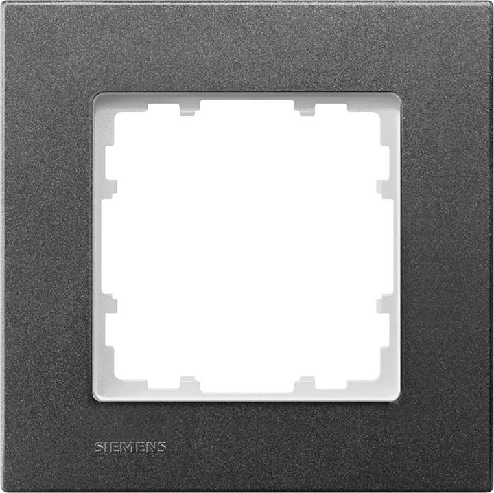 Immagine prodotto Siemens DELTA miro frame 1-fold colore carbonio metallizzato dimensioni 90x 90mm