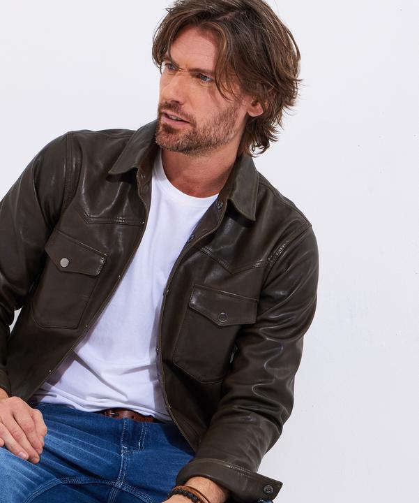 Image du produit Joe Browns Vintage Western Leather Shirt (XL)