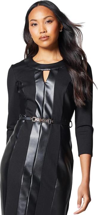Actual product image Principles Womens/Ladies PU Belt Shift Dress (42 D)