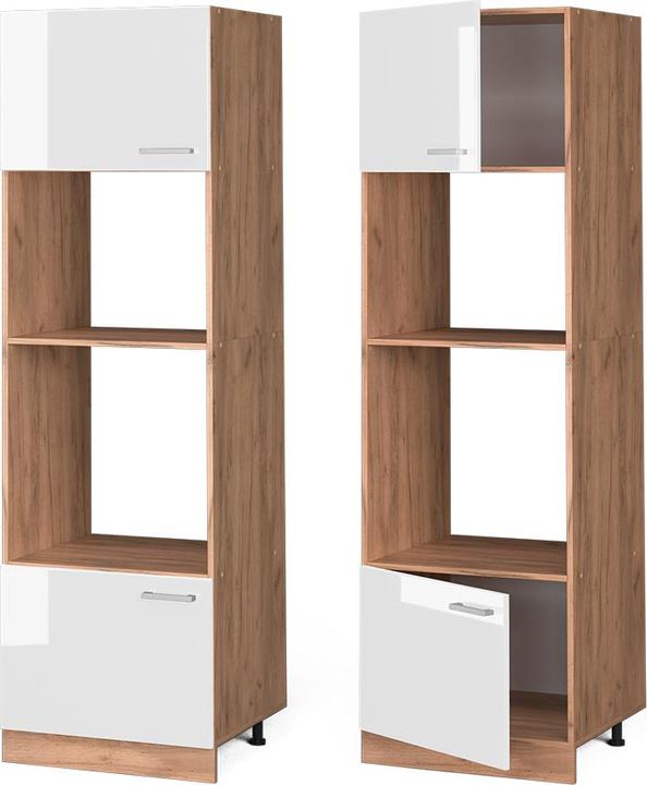 Actual product image Vicco Mikrowellenschrank R-Line (60 x 57.5 x 207 cm)
