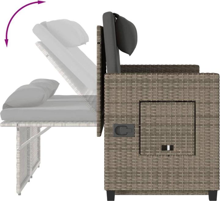 Actual product image VidaXL 10-piece garden lounge set with cushions