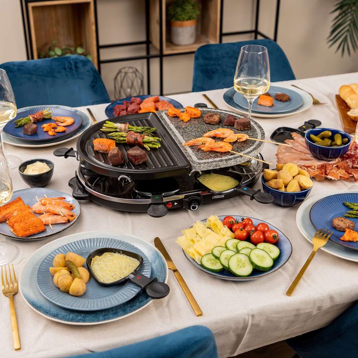 Produktbild Princess 162710 Raclette 8 Oval Stone & Grill Party