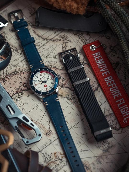 Actual product image AVI-8 AV-4103-03 Tuskegee Airmen Limited Edition Men's Watch 40mm 5ATM (Pilot watch, 40 mm)