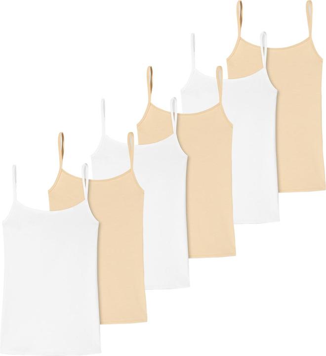 Produktbild Uncover by Schiesser 6er Pack Cotton Spaghetti Top (L)