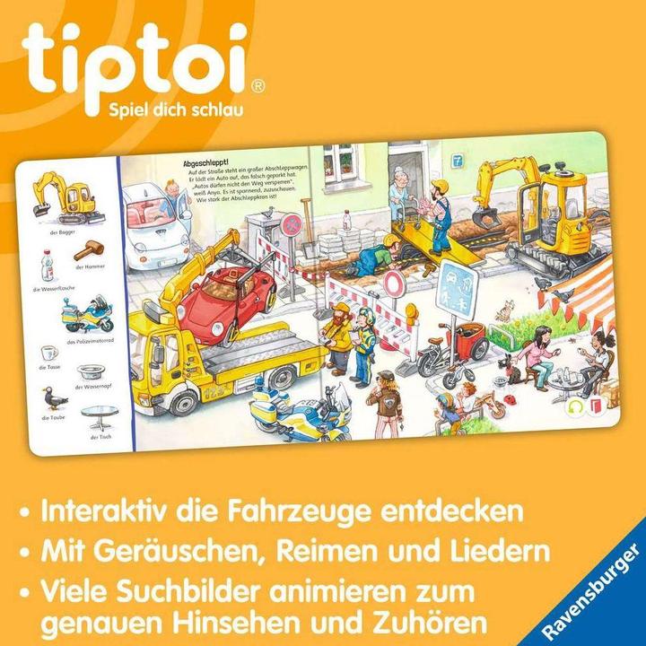Produktbild tiptoi Suchen und Entdecken: Fahrzeuge (Deutsch, Sandra Grimm, 2023)