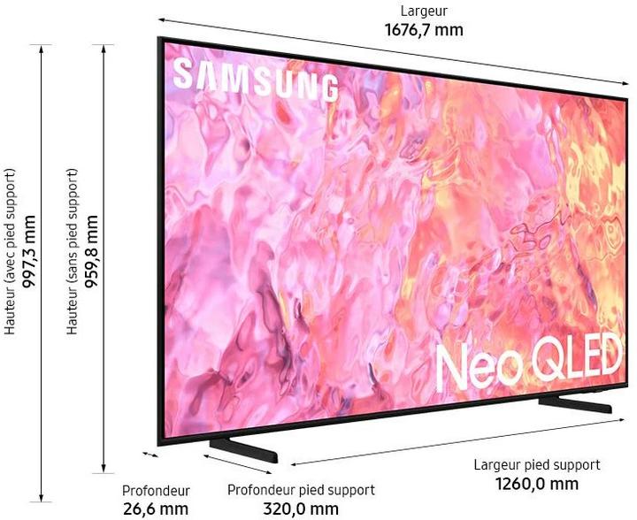 Produktbild Samsung QE75Q60C (75", Q60C, QLED, 4K, 2023)