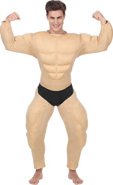 Image du produit Widmann Costume de bodybuilder : combinaison de muscle avec slip (M)