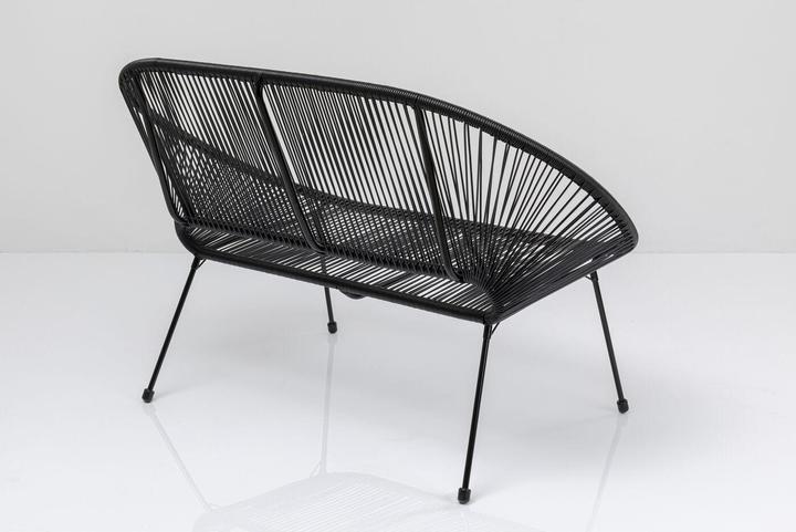 Produktbild Kare Design Bank Acapulco Schwarz (121 cm)