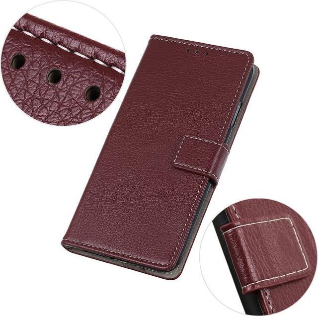 Produktbild MU Classic Litchi Leder Bookcover II Series (LG V50 ThinQ)