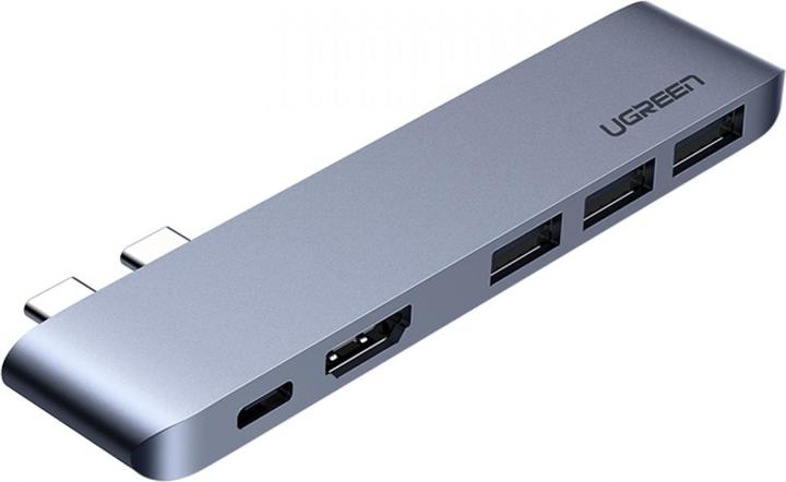 Actual product image Ugreen 5 in 2 -C Hub (USB-C, 5 Ports)