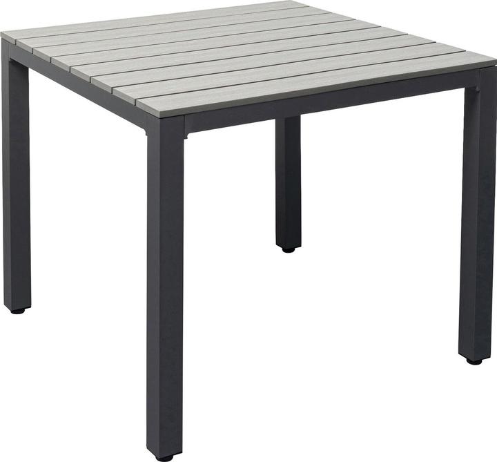 Produktbild Kare Design Tisch Sorrento Grau 80x80cm
