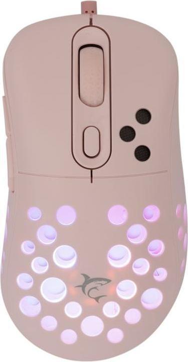 Image du produit White Shark Souris de jeu Shark AZRAEL, 6D, 7200 ppp, rose (Filaire)