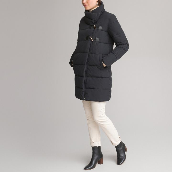 Actual product image Anne Weyburn Quilted Winter Coat with Zipper (46)
