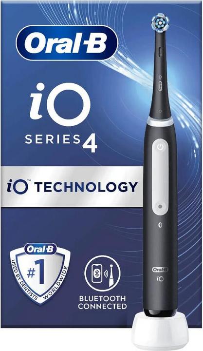 Actual product image Oral-B iO4 Series Matt Black (Oscillating toothbrush)