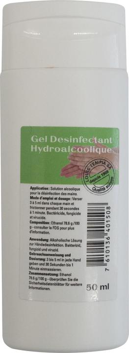 Actual product image Louis Tempia Hand disinfectant gel 50 ml (50 ml)