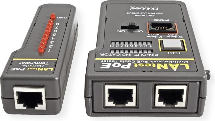 Actual product image Hobbes Cable tester LANtest PoE