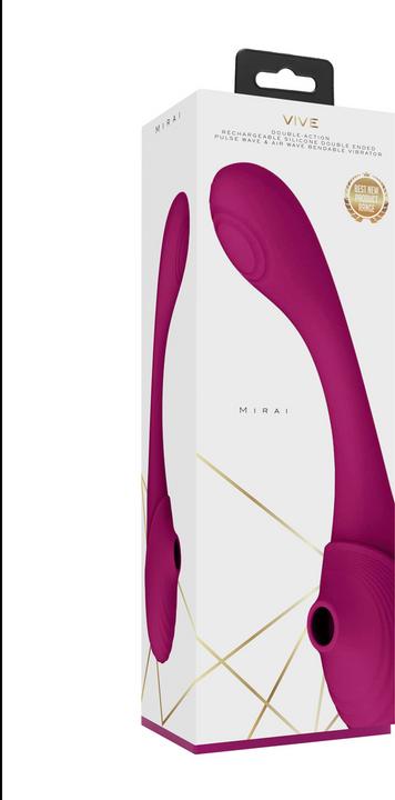 Image du produit Shots Double Ended Pulse Wave Air-Wave Bendable Vibrator