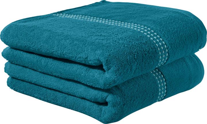 Image du produit Erwin Müller Lot de 2 serviettes de douche (70 x 140 cm)