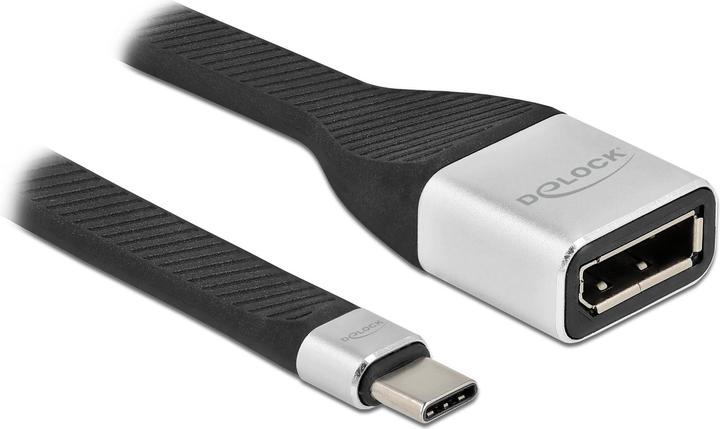 Image du produit Delock Câble ruban FPC USB Type-C™ vers DisplayPort (DP Alt Mode) 4K 60 Hz 14 cm (0.14 m, DisplayPort)