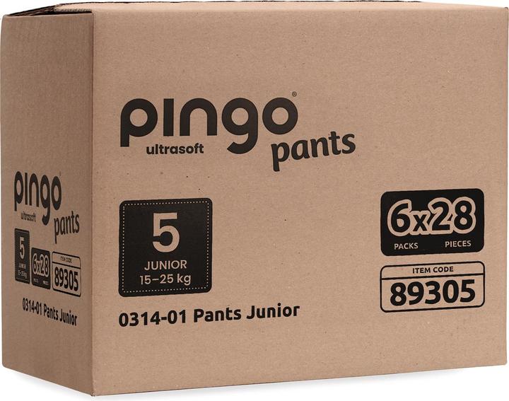 Actual product image Pingo Pants (Size 5, Monthly box, 168 Piece)