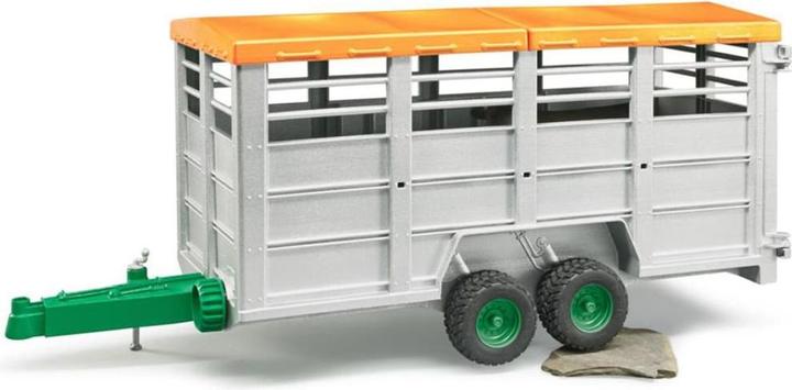 Image du produit Bruder Remorque à bétail et vache