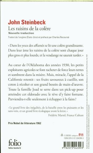 Image du produit Les raisins de la colère (Français, Steinbeck John, 2024)
