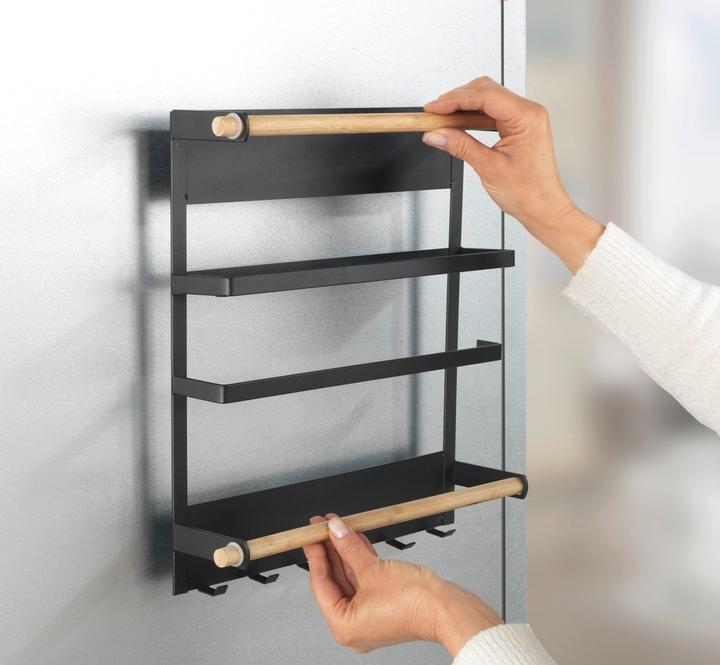 Immagine prodotto Wenko Scaffale magnetico da cucina Magna nero