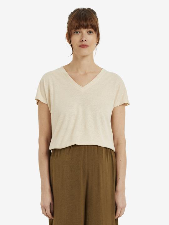 Produktbild Vertbaudet Umstands-Shirt, Viskose-Leinen-Mix mit Glanzeffekt (40)
