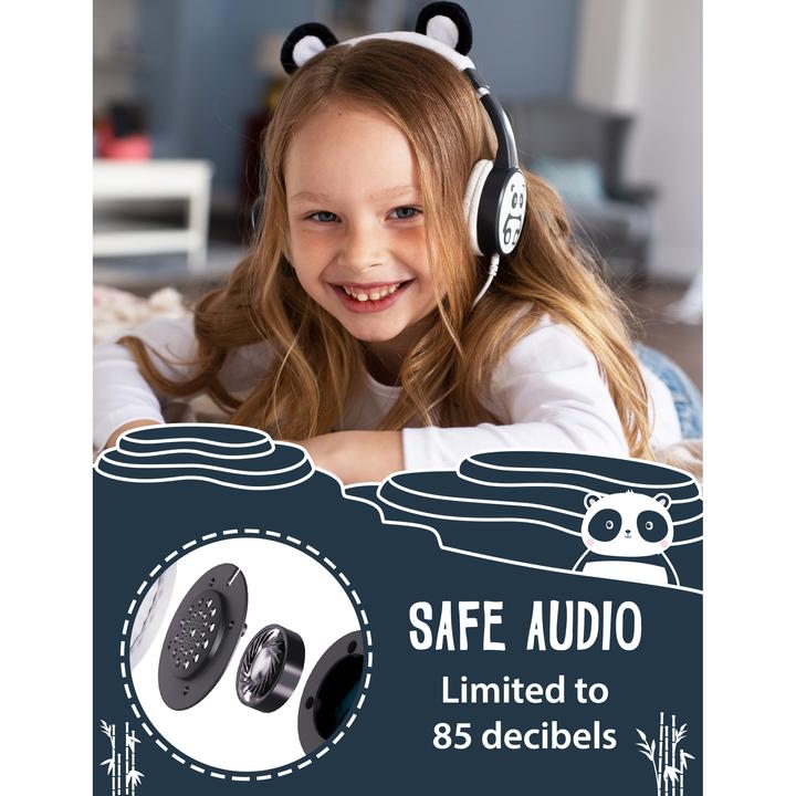 Image du produit Planet Buddies Casque d'écoute personnage Panda filaire