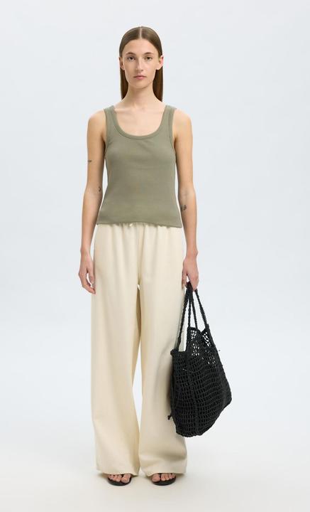 Actual product image Selected Femme Rippmuster Baumwoll Tanktop (M)
