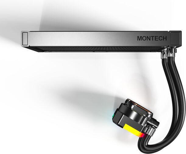 Actual product image Montech Hyper Flow ARGB 240 AIO, Black