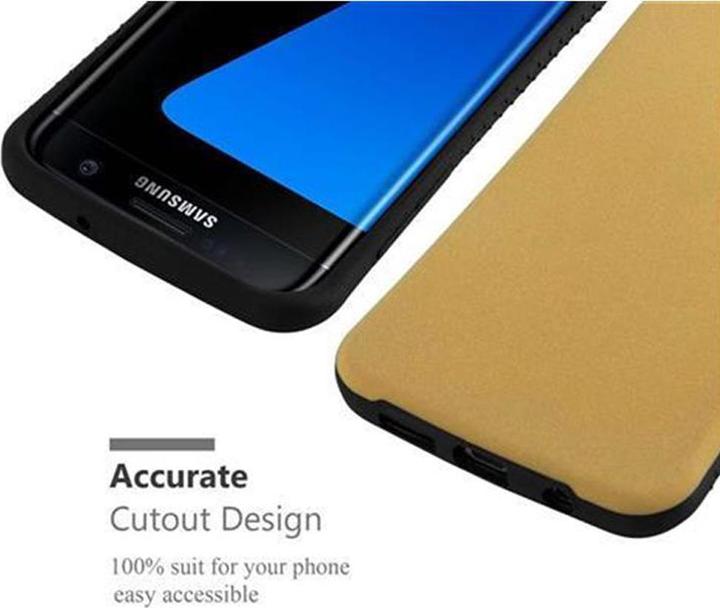 Produktbild Cadorabo Hard Cover Hybrid Gummiert (Samsung Galaxy S7 Edge)
