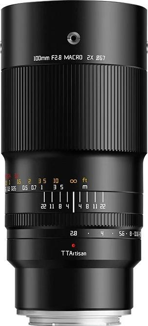 TTArtisan 100mm F2.8 Macro compatible avec Fuji X (Fujifilm Fujica-X, Plein format)