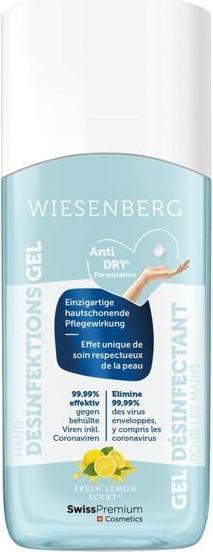 Produktbild Wiesenberg Hand Desinfektionsgel Fresh Lemon Gel (500 ml)