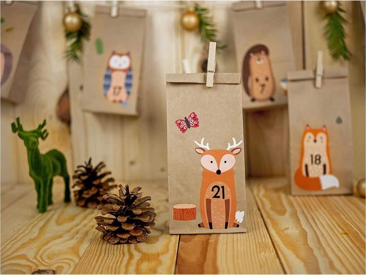 Actual product image Papierdrachen Forest animals