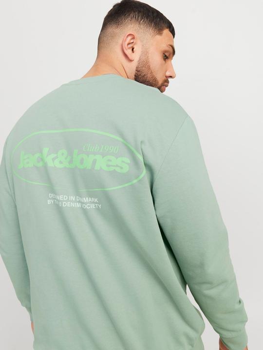 Actual product image Jack & Jones Plus Size Printed Sweatshirt Sweatshirt (6XL)