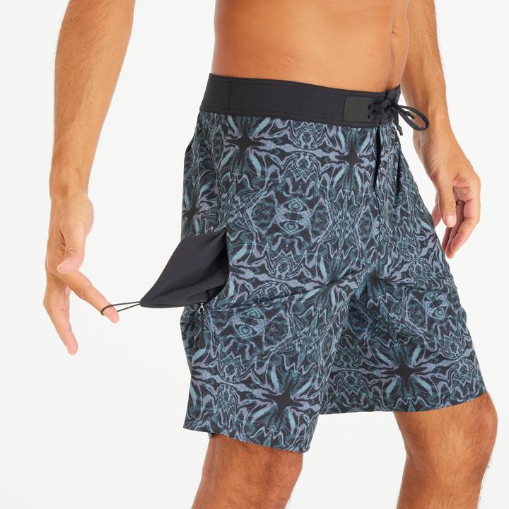 Immagine prodotto Olaian Boardshorts Herren lang Itzblack 900 19" schwarz (38)
