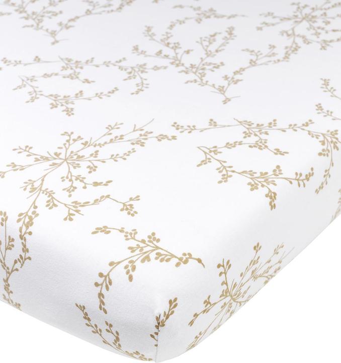 Productafbeelding Meyco jersey hoeslaken boxmatras 75x95 Takken zand (75 x 95 cm)