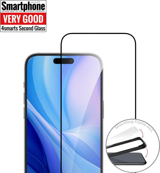 Actual product image 4smarts Second Glass (1 Piece, Apple iPhone 16 Plus)