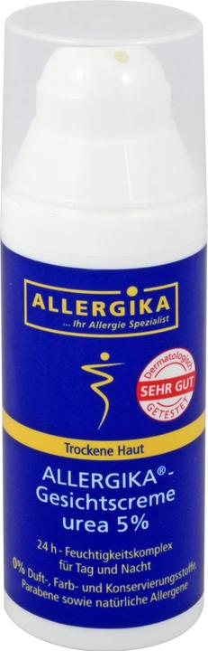 Produktbild Allergika Gesichtscreme Urea 5% für trockene Haut, 50 ml Creme (50 ml, 24h Creme)