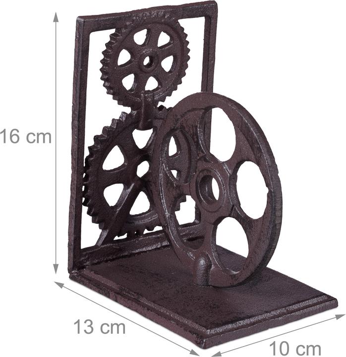 Immagine prodotto Relaxdays Fermalibri (13 x 10 x 16 cm)