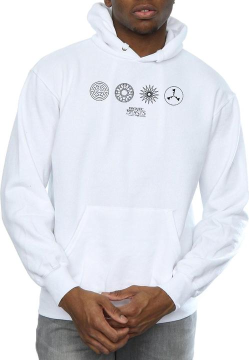 Produktbild Fantastic Beasts Circular Icons Kapuzenpullover (L)