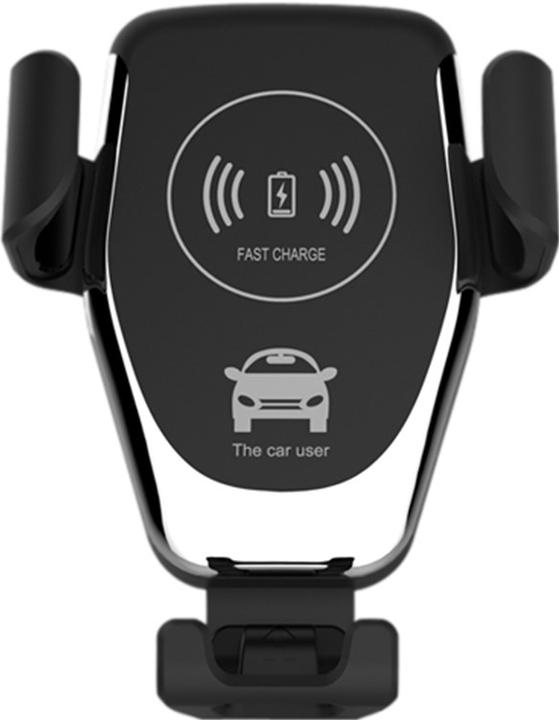 Actual product image PhoneLook Wireless Smartphone Mount Car Mount 10W Qi Universal Bracket Clamp & Adhesive Attachment