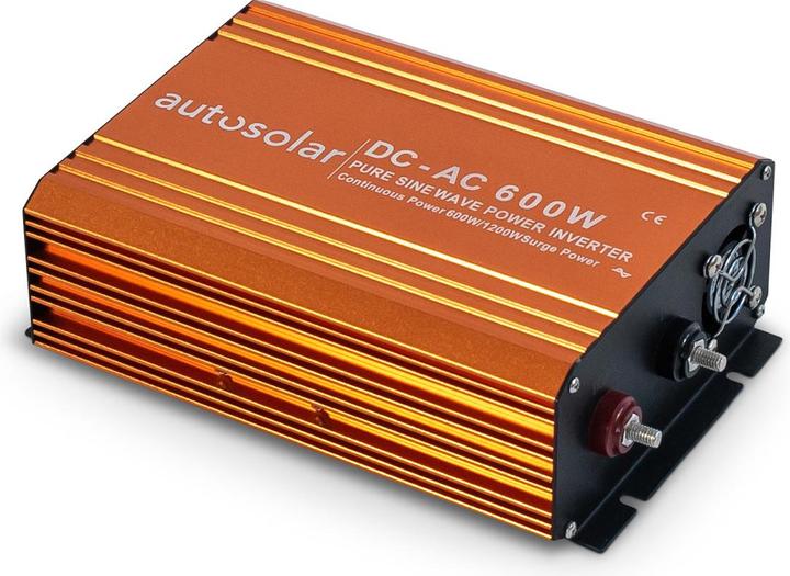 Image du produit Autosolar Onduleur 12 V DC à 230 V AC 600 W